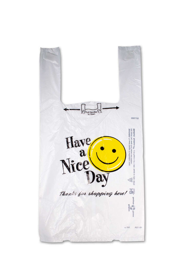 Happy Face Medium Roll Bags