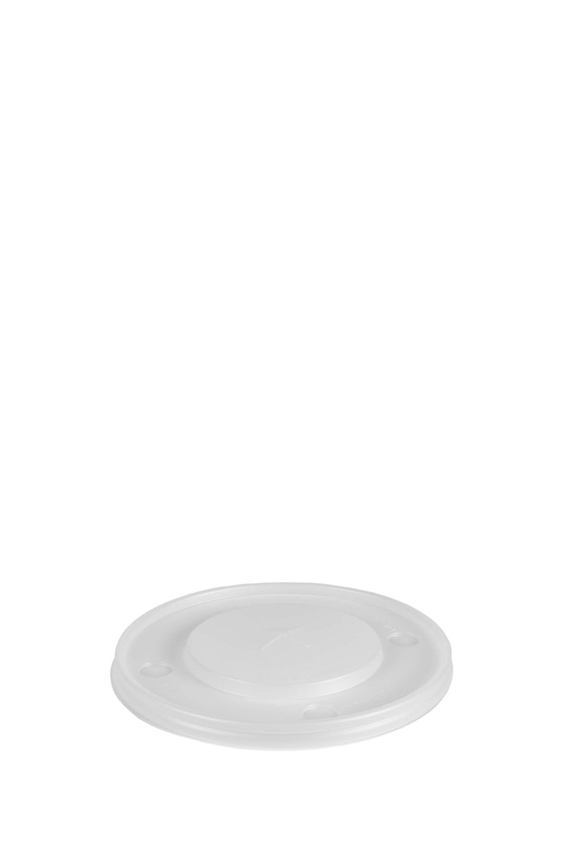 30-44oz Translucent Flat Lid - Foam Cups Only (115mm)