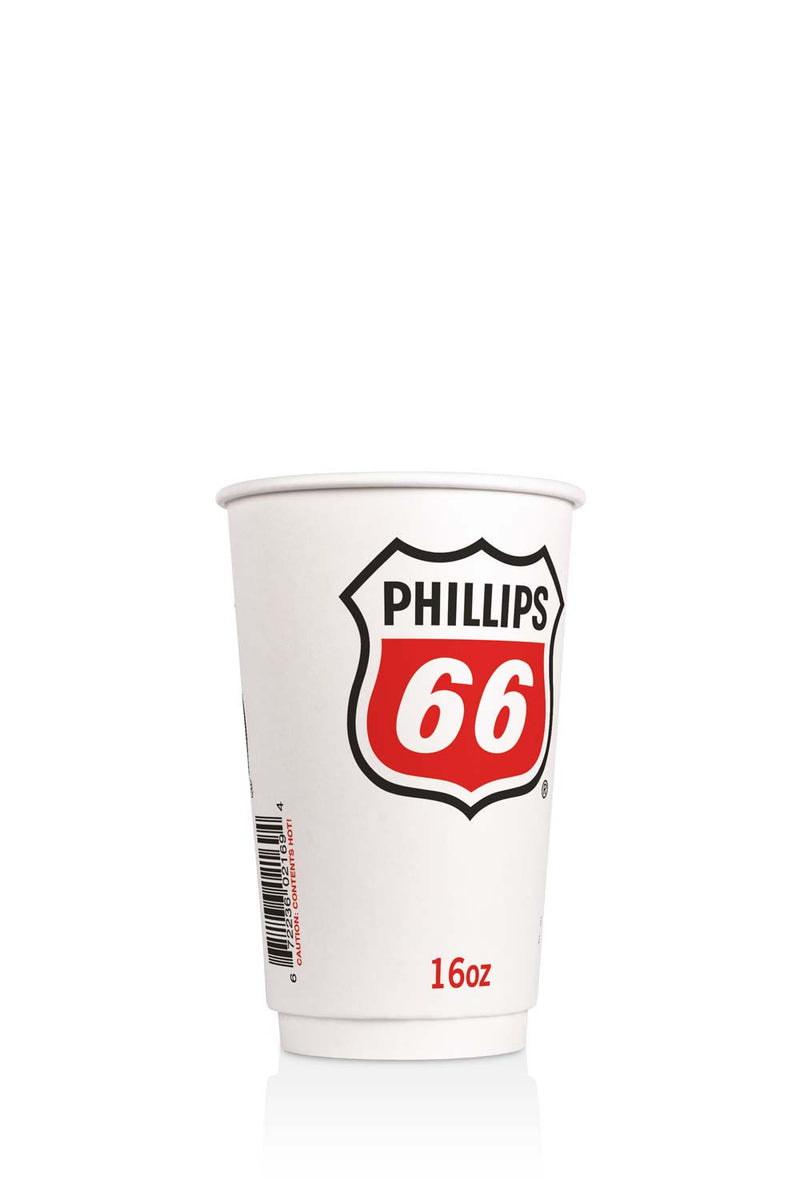 Phillips 66  Insulated Paper 16oz